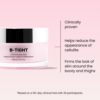 MAËLYS Full Body Reshaping Bundle - B-TIGHT Lift & Firm Booty Mask - B-THICC Booty Enhancing Mask - B-FLEX Firming Arm Cream - B-FLAT Belly Firming Body Cream - B-FOXY Inner Thigh Firming Cream
