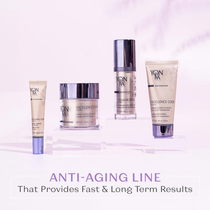 Yonka Age Exception Excellence Code Creme | Unique and Specialized Anti-Aging Cream | Designed for Mature and Hormonally Imbalanced Skin Types | 1.75 oz